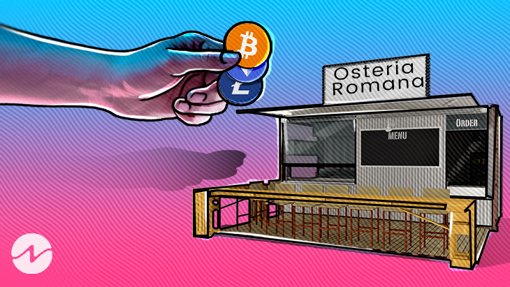 Bitcoin, Etherum &amp Litecoin now accepted in Osteria Romana
